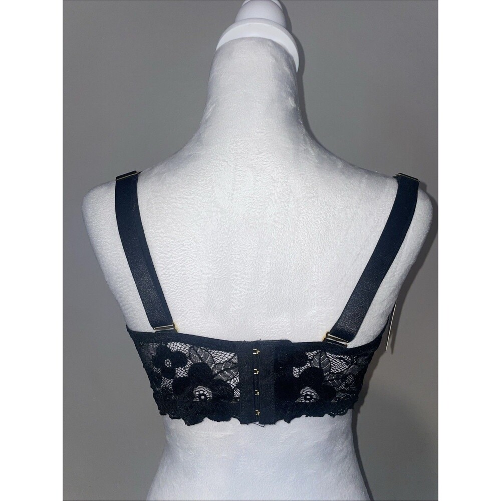 Maidenform Comfort Devotion Your Lift Push Up Bra Black Lace 40D DM1195 NWT - Picture 6 of 6